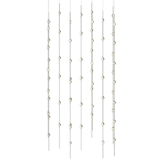 Sonneman 2166.13C-27-J20 Constellation 36" Wide Beaded Chandelier - Nickel