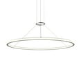 thumbnail image 1 of Sonneman 2234-50-30 Luna 50" Wide Led Ring Chandelier - Silver, 1 of 7