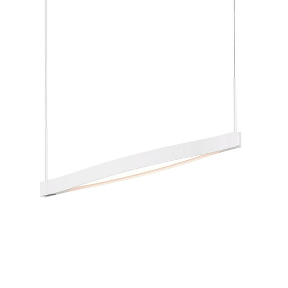 Sonneman 22Qrl01120pha Ola 28" Wide Led Linear Chandelier - White