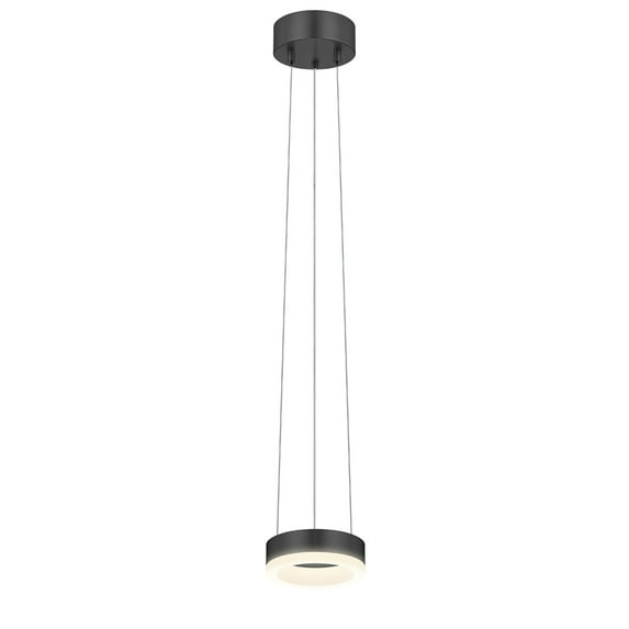 Sonneman 2311 Corona 6" Wide Led Mini Pendant - Black
