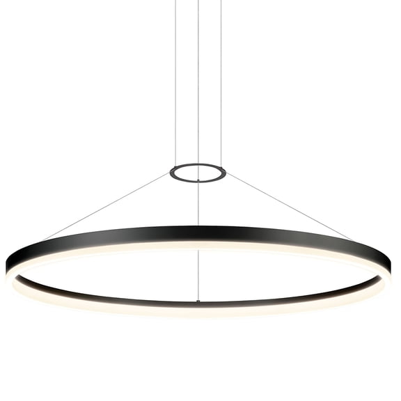 Sonneman 2318 Corona 48" Led Pendant - Black