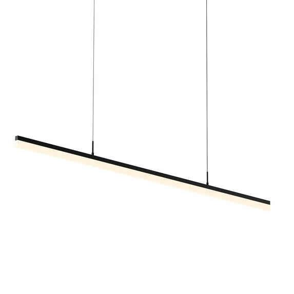 Sonneman 2348 Stiletto 60" Wide Linear Led Chandelier - Black