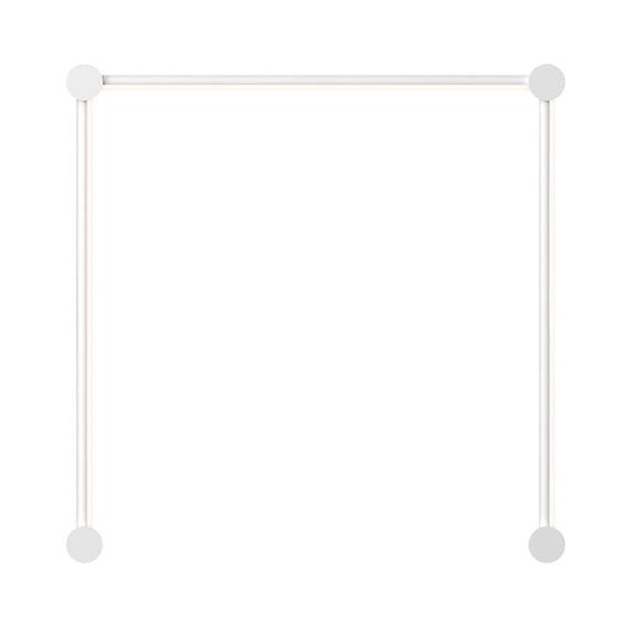 Sonneman 23QSWN122R120PHA Purolinear 360 24" Single N Led Wall Bar - White