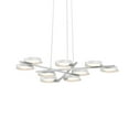 thumbnail image 1 of Sonneman 2656.03W Light Guide Ring 9 Light 48-1/4" Wide Full Sized Pendant - White, 1 of 6
