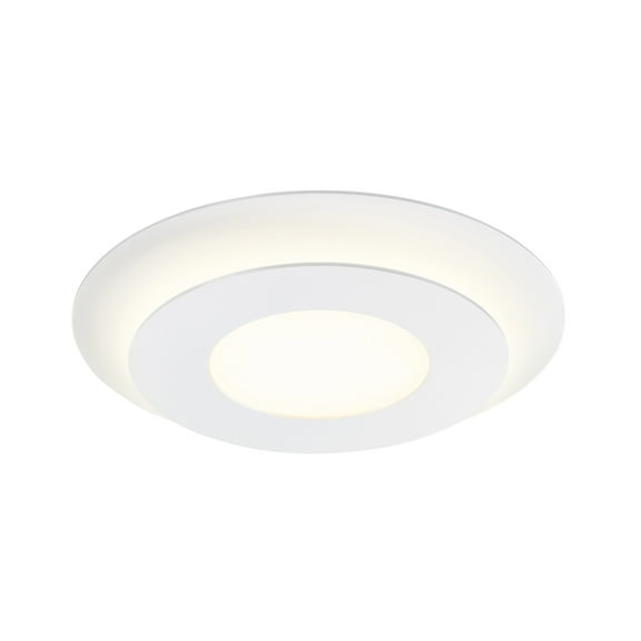Sonneman 2729 Offset 1 Light Led Flush Mount Ceiling Fixture - White