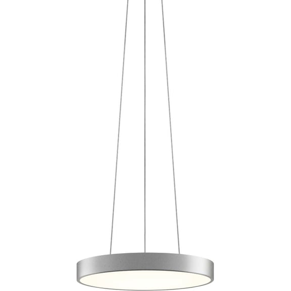 Sonneman 2740 Pi 16" Wide 1 Light Led Pendant - Silver