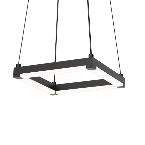 Sonneman 2785-J20 Stix Square 10" Wide Suspension Mini Pendant - Black