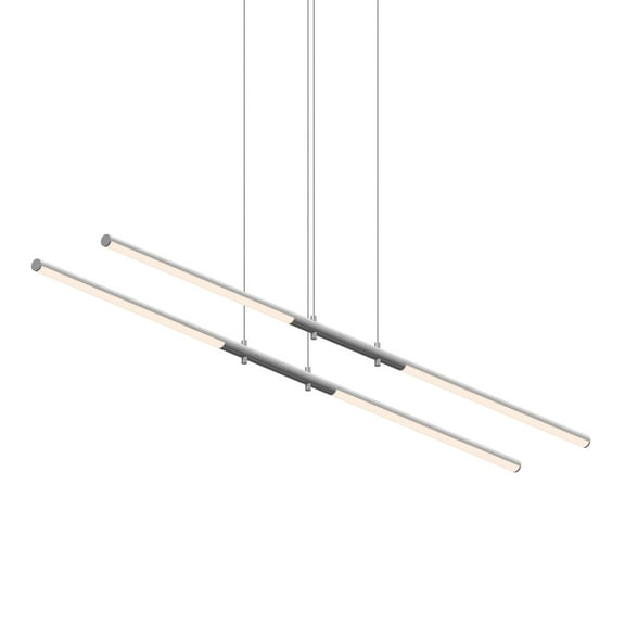 Sonneman 2801 Tik-Tak 47-1/2" Wide Led Linear Chandelier - Chrome