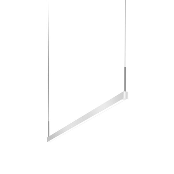 Sonneman 2816-4-35 Thin-Line Single Sided 48" Wide Led Linear Pendant - Bright Satin