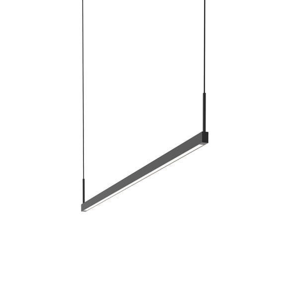 Sonneman 2818.25-4 Thin-Line Two Sided 48" Wide Led Linear Pendant - Black