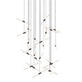 thumbnail image 1 of Sonneman 2897.25 Ballet 24 Light 49" Wide Led Abstract Multi Light Pendant - Black, 1 of 5