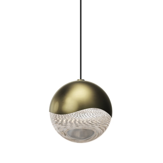 Sonneman 2912-Lrg Grapes 4" Wide Led Mini Pendant - Brass