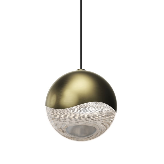 Sonneman 2913-Lrg Grapes 4" Wide Led Mini Pendant - Brass