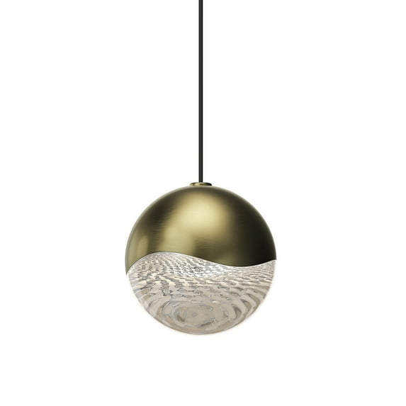 Sonneman 2913-Med Grapes 4" Wide Led Mini Pendant - Brass