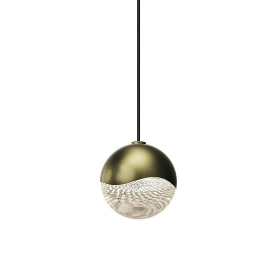 Sonneman 2913-Sml Grapes 3" Wide Led Mini Pendant - Brass