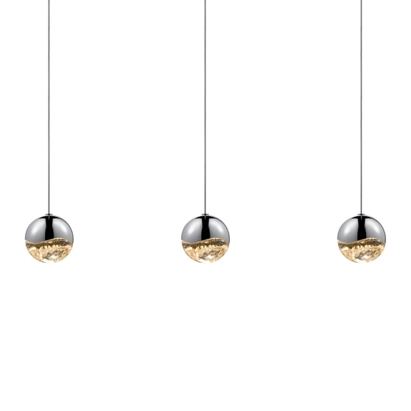 Sonneman Lighting SON-2920.01-MED 3-Light Rectangle Medium LED Pendant