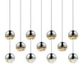 thumbnail image 1 of Sonneman 2922-Med Grapes 11 Light 37" Wide Led Suspension Linear Pendant - Chrome, 1 of 3