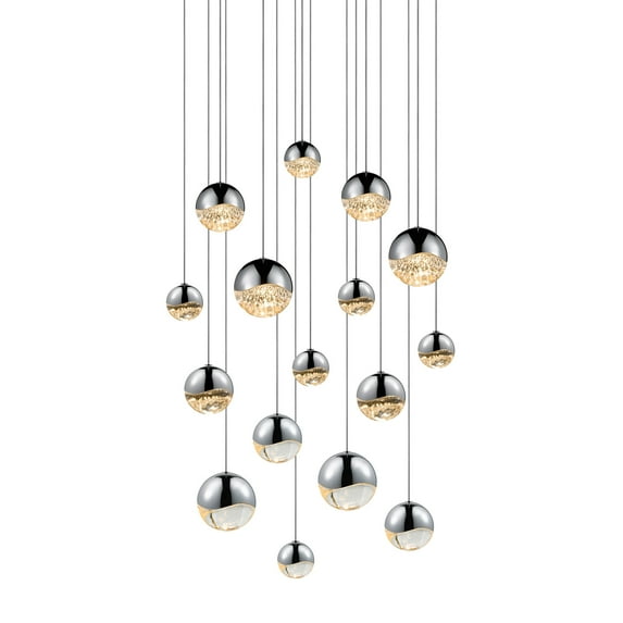 Sonneman Lighting SON-2923.01-AST 16-Light Square Assorted LED Pendant