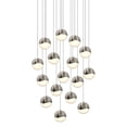 thumbnail image 1 of Sonneman 2923-Lrg Grapes 16 Light 24" Wide Led Suspension Multi Light Pendant - Nickel, 1 of 2