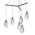 thumbnail image 1 of Sonneman 2976 Liquid 6 Light 39-1/4" Wide Full Sized Pendant - Black, 1 of 3