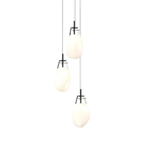 Sonneman 2981 Liquid 3 Light 22-1/2" Wide Full Sized Pendant - White