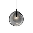 thumbnail image 1 of Sonneman 2990.25K-MED Cantina 1 Light 12" Wide Full Sized Pendant - Black, 1 of 6