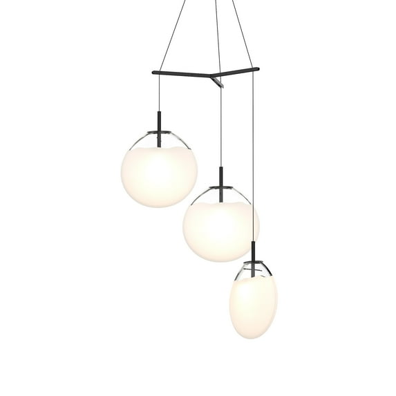 Sonneman 2995-Lrg Cantina 3 Light 36" Wide Full Sized Pendant - White