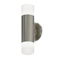 thumbnail image 1 of Sonneman 3053.13-25-25 Alc 2 Light 11" Tall Led Outdoor Wall Sconce - Satin Nickel /, 1 of 2