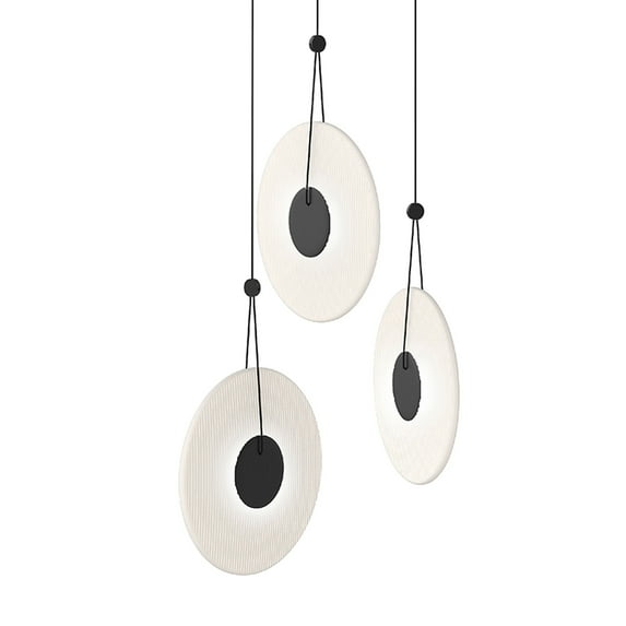Sonneman 3113E Meclisse 3 Light Led Pendant - Black
