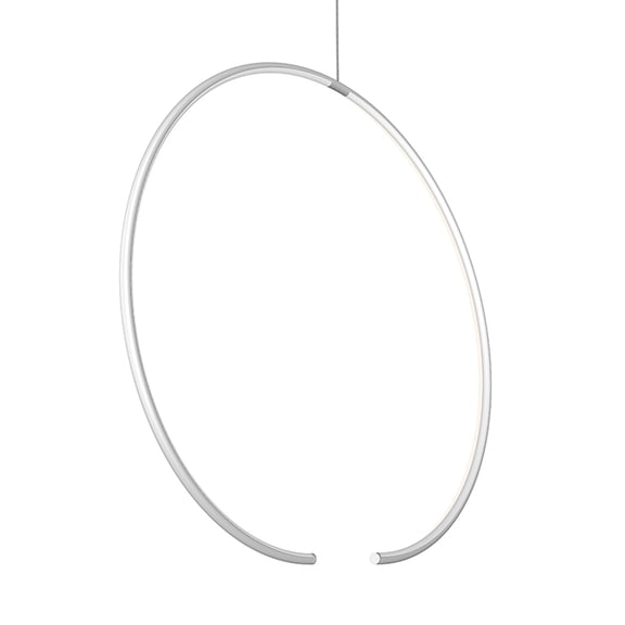 Sonneman 3151.03 Torc 25" Wide Led Abstract Pendant - White
