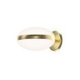 thumbnail image 1 of Sonneman 3610.14 Pillows 2 Light 6" Tall Led Wall Sconce - Brass, 1 of 7