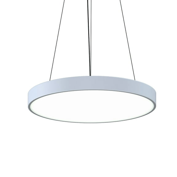 Sonneman 3744-24-30 Pi 24" Wide Led Suspension Pendant - White