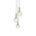 thumbnail image 1 of Sonneman 3763.38 Bubbles 3 Light 20" Wide Multi Light Pendant - Brass, 1 of 3