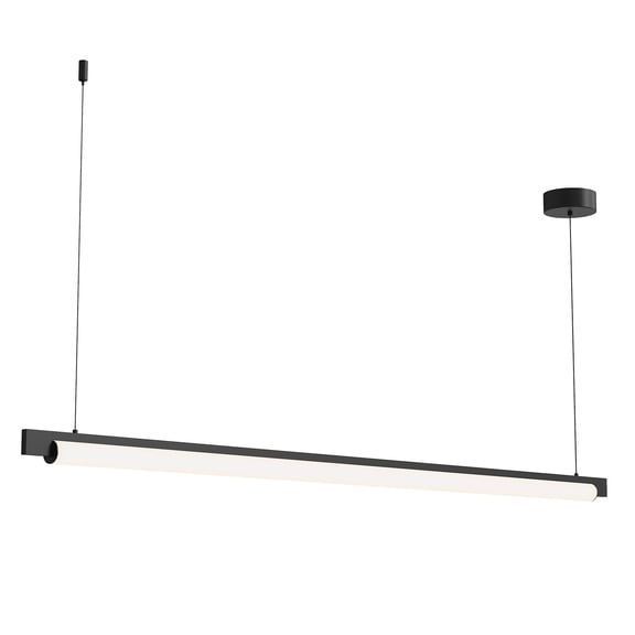 Sonneman 3828.25-35 Keel 60" Wide Led Linear Chandelier - Black