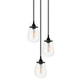 thumbnail image 1 of Sonneman 4293 Chelsea 3 Light Pendant - Black, 1 of 2