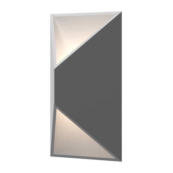Sonneman 7100-Wl Prisma 11" Tall Integrated Led Outdoor Wall Sconce - Grey
