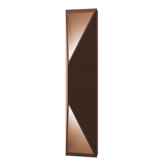 Sonneman 7102-Wl Prisma 18" Tall Integrated Led Outdoor Wall Sconce - Bronze