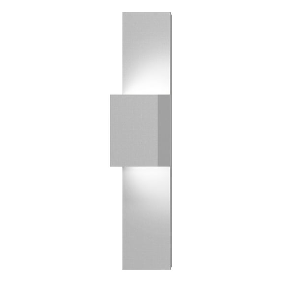 Sonneman 7108-Wl Flat Box 25" Tall Integrated Led Outdoor Wall Sconce - White