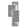 thumbnail image 1 of Sonneman 7110-Wl Offset Panels 20-3/4" Tall Integrated Led Outdoor Wall Sconce - Grey, 1 of 3