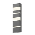 thumbnail image 1 of Sonneman 7287-Wl Jazz Notes 1 Light 21" High Integrated Led Outdoor Wall Sconce - Grey, 1 of 3