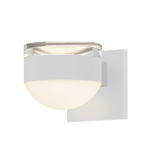 Sonneman 7302.Fh.Dl-Wl Reals 2 Light 5" Wide Integrated Led Outdoor Wall Sconce - White