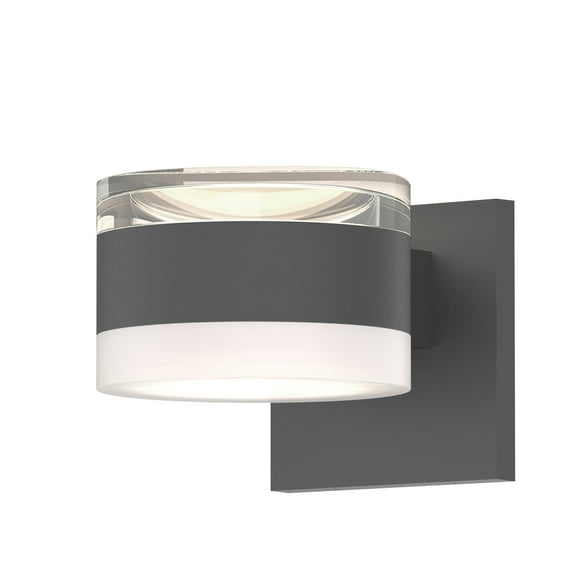 Sonneman 7302.Fh.Fw-Wl Reals 2 Light 5" Wide Integrated Led Outdoor Wall Sconce - Grey