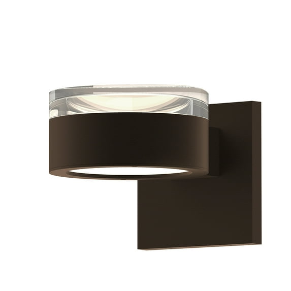 Sonneman 7302.Fh.Pl-Wl Reals 2 Light 5" Wide Integrated Led Outdoor Wall Sconce - Bronze