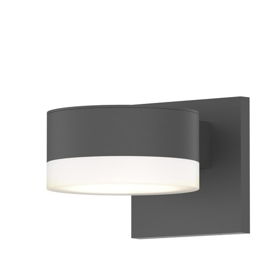 Sonneman 7302.Pl.Fw-Wl Reals 1 Light 2-1/2" High Integrated Led Outdoor Wall Sconce - Grey