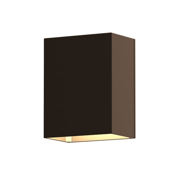 Sonneman 7340.72-WL Box 1 Light 4-1/2" High Integrated Led Outdoor Wall Sconce - Bronze