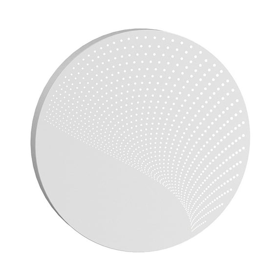 Sonneman 7452-Wl Dotwave Large Round Led Sconce - White