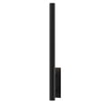 thumbnail image 1 of Sonneman 7482.97-WL Flue 2 Light 40" Tall Led Outdoor Wall Sconce - Black, 1 of 3