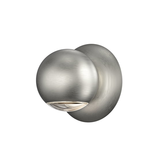 Sonneman 7500.77 Hemisphere 5" Tall Led Wall Sconce - Natural Anodized