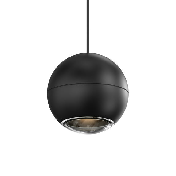Sonneman 7505 Hemisphere 4" Wide Led Mini Pendant - Black