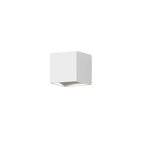 Sonneman 7520 Qube 4" Tall Outdoor Wall Sconce - White